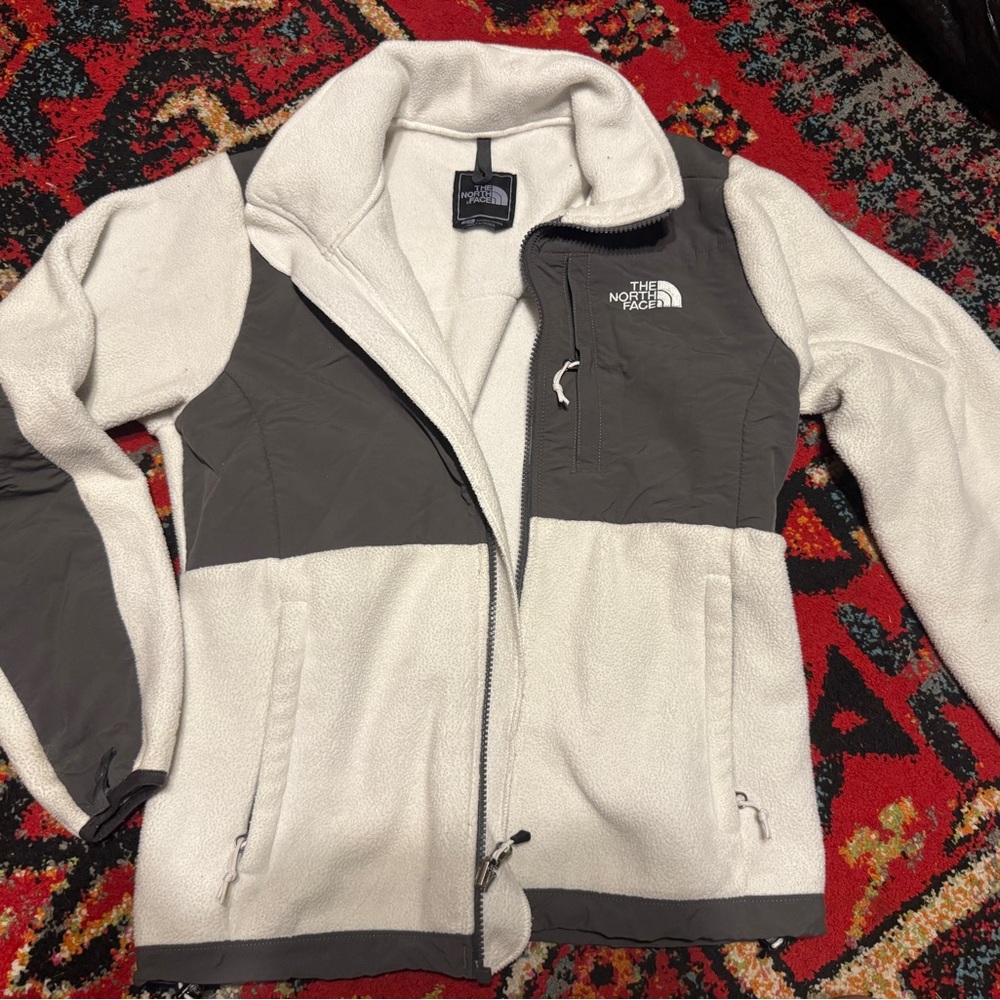 The North Face White and Gray Women's Jacket